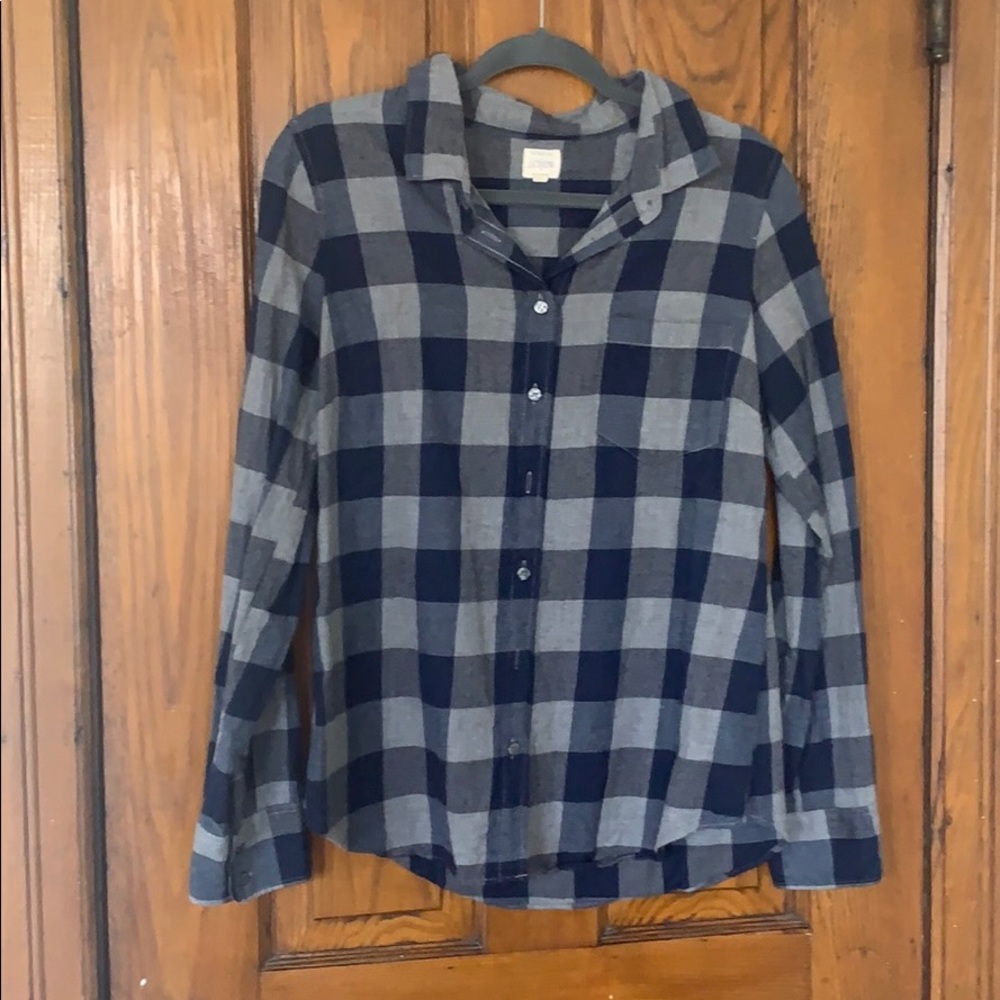 J. Crew 30519 plaid button down